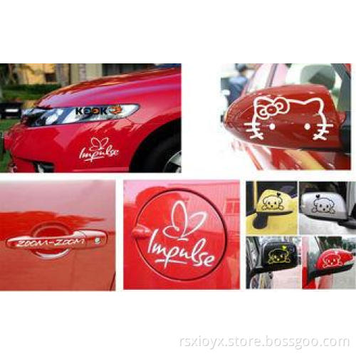 Car sticker waterproof vinyl window car sticker
